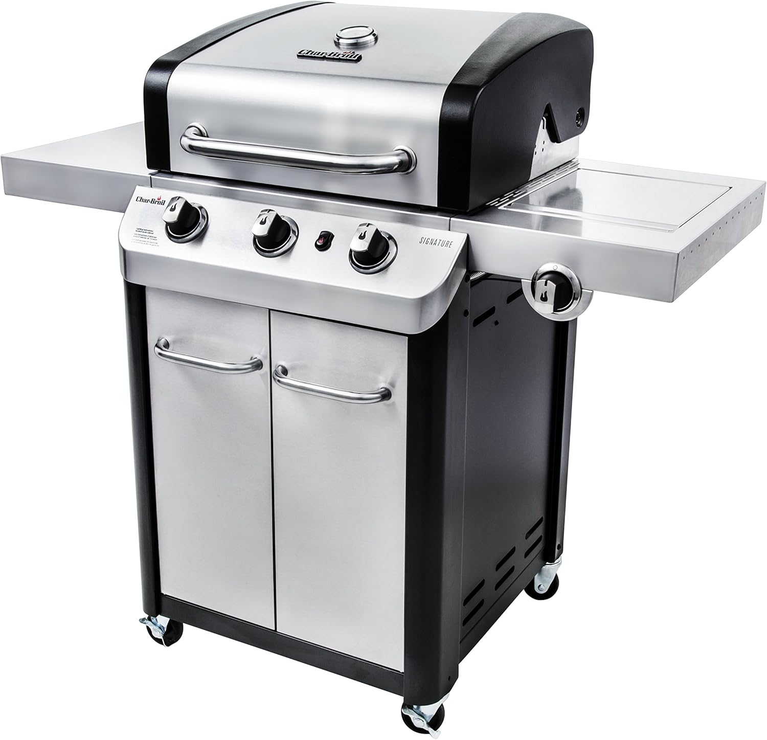 review Char-Broil Signature 425 3-Burner Cabinet Liquid Propane Gas Grill