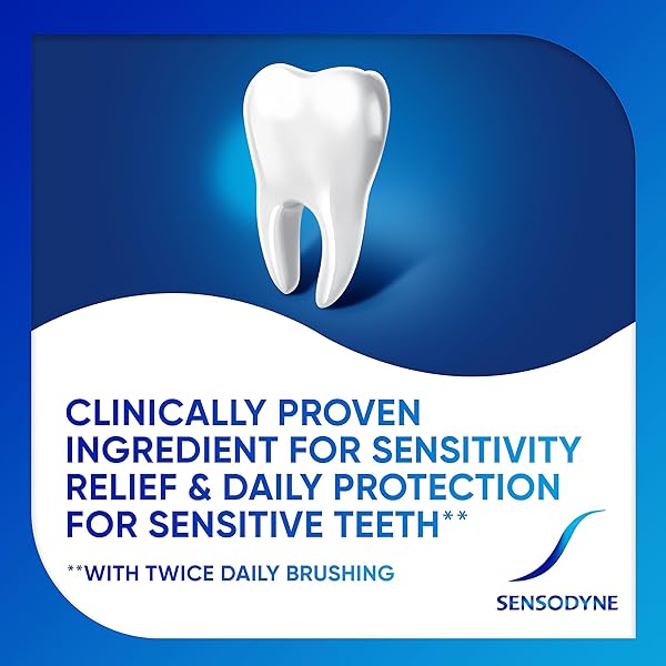 SENSODYNE REPAIR AND PROTECT WHITENING TOOTHPASTE, TOOTHPASTE FOR SENSITIVE TEETH AND CAVITY PREVENTION, 3.4 OZ (PACK OF 2)