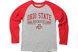 Wes and Willy NCAA Kids LS Raglan Tee