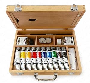 CAJA OLEO VAN GOGH BASICA + BLOCK 10 HOJAS 24X32cm