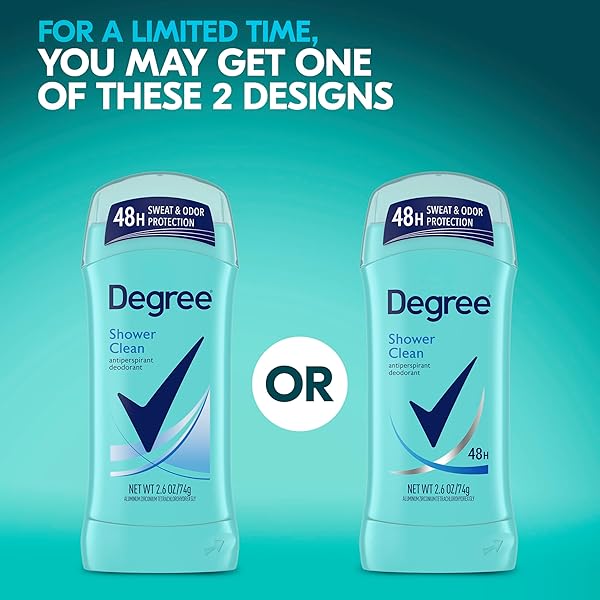 DEGREE DRY PROTECTION ANTIPERSPIRANT, SHOWER CLEAN 2.6 OZ