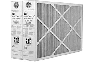 Lennox Carbon Coated X6672 Healthy Climate MERV 16 Filter (2 Pack)