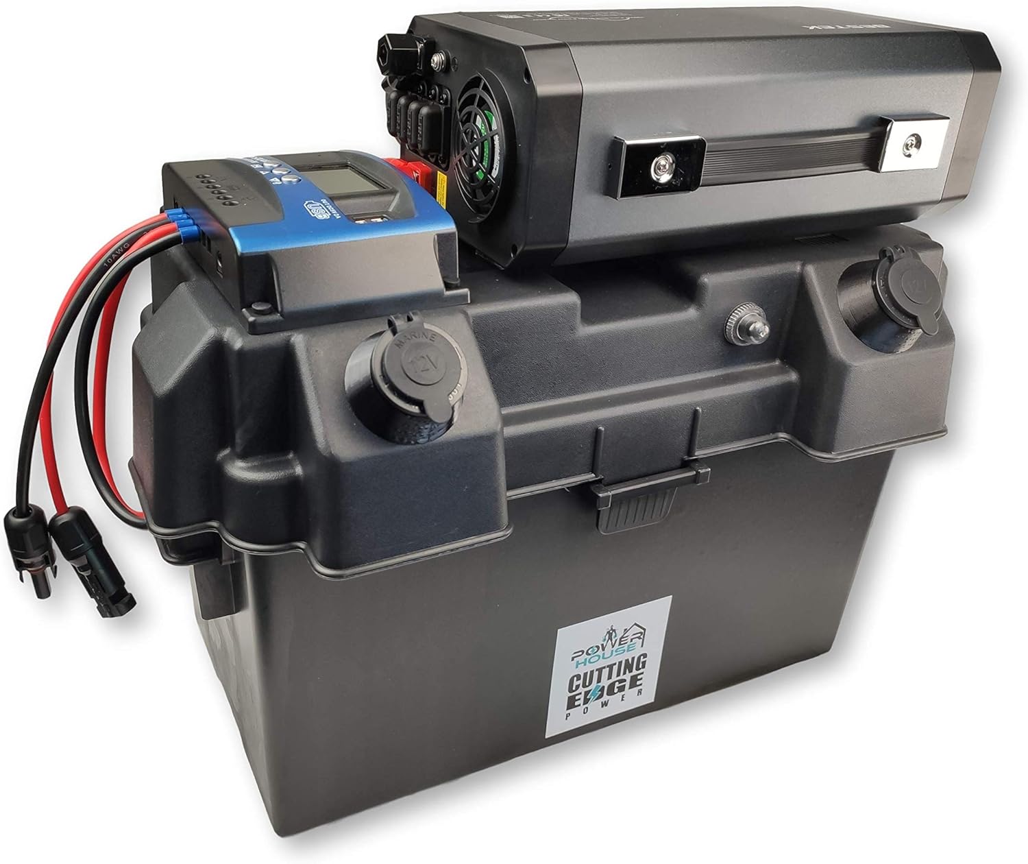 Cutting Edge Power 1KW Pure Sine Solar Generator, Portable Wind Solar Battery Box w Inverter: Garden & Outdoor