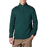 Amazon Essentials Men's Long-Sleeve Soft Touch Quarter-Zip Sweater