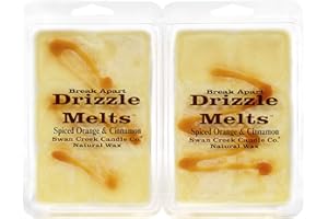 SWAN CREEK CANDLE Swan Creek Natural Wax Drizzle Melts - Spiced Orange & Cinnamon - 2 Pack