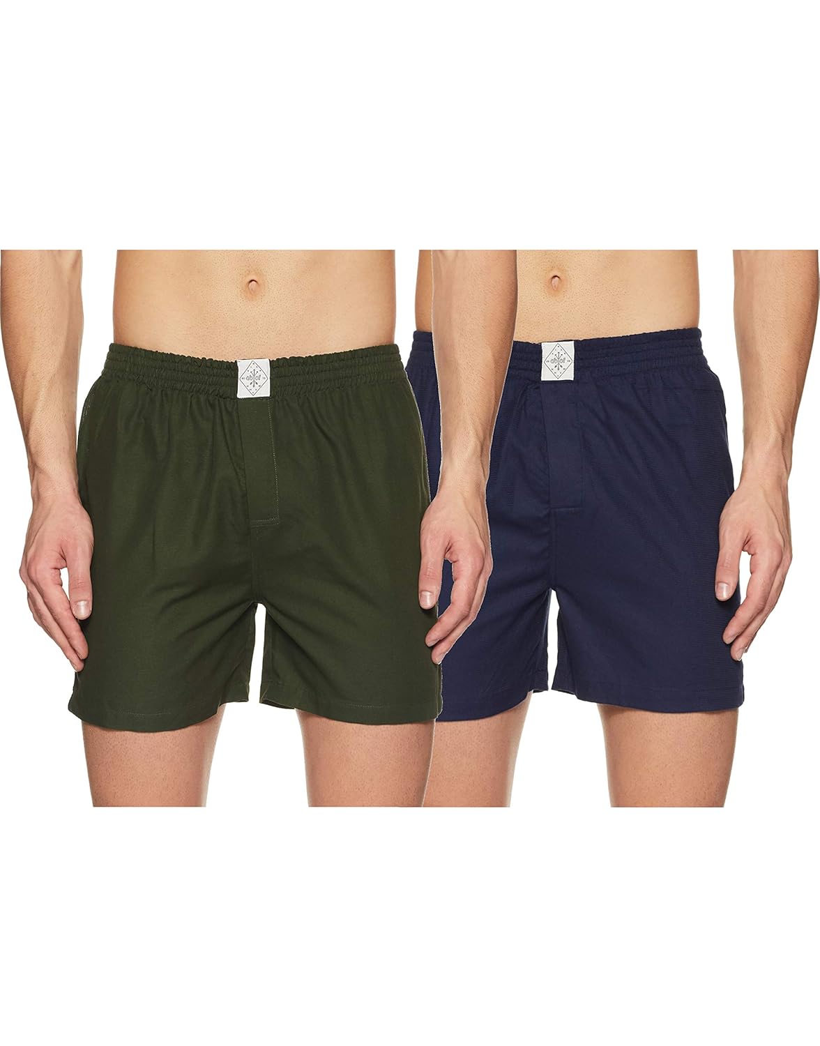 ABOF Men's Regular Fit Shorts (Pack of 2)