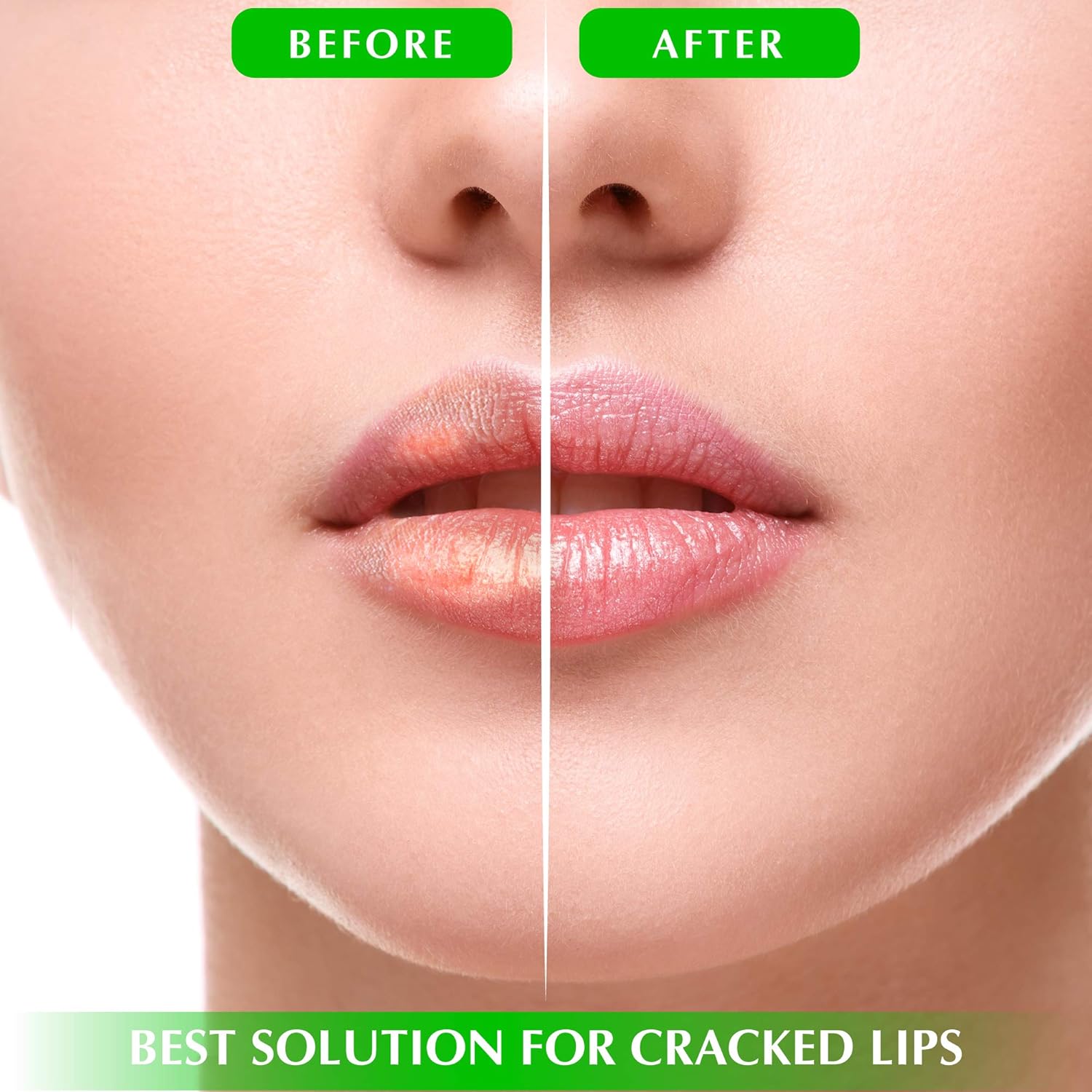 Moisturizing Green Tea Matcha Sleeping Lip Mask Balm, Younger Looking Lips Overnight, Best Solution For Chapped And Cracked Lips, Unique Lip Gloss Formula And Power Benefits Of Green Tea (Matcha) : Beauty