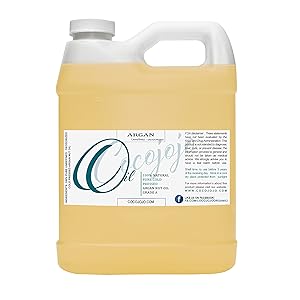 cocojojo 100% Pure Argan Oil Deodorized Refined Cold Pressed, 32 Fluid Ounce