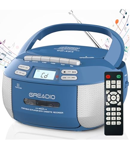 Amazon.com: Sharp QT-CD280(BL) Portable CD Boombox with AM