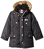 Hello Kitty Little Girls Quilted Long Puffer With