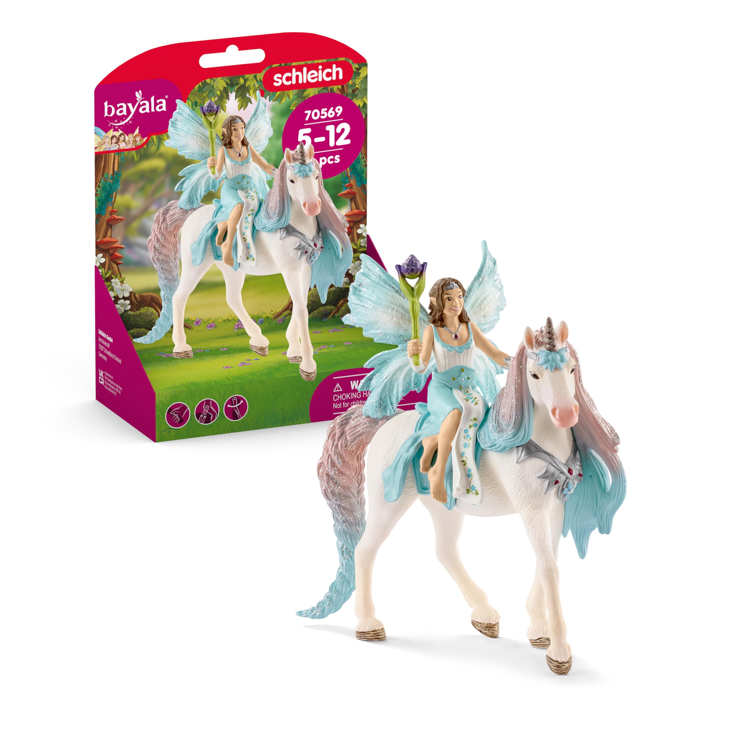 SCHLEICH bayala 70569 Fairy Eyela with princess unicorn — image 1