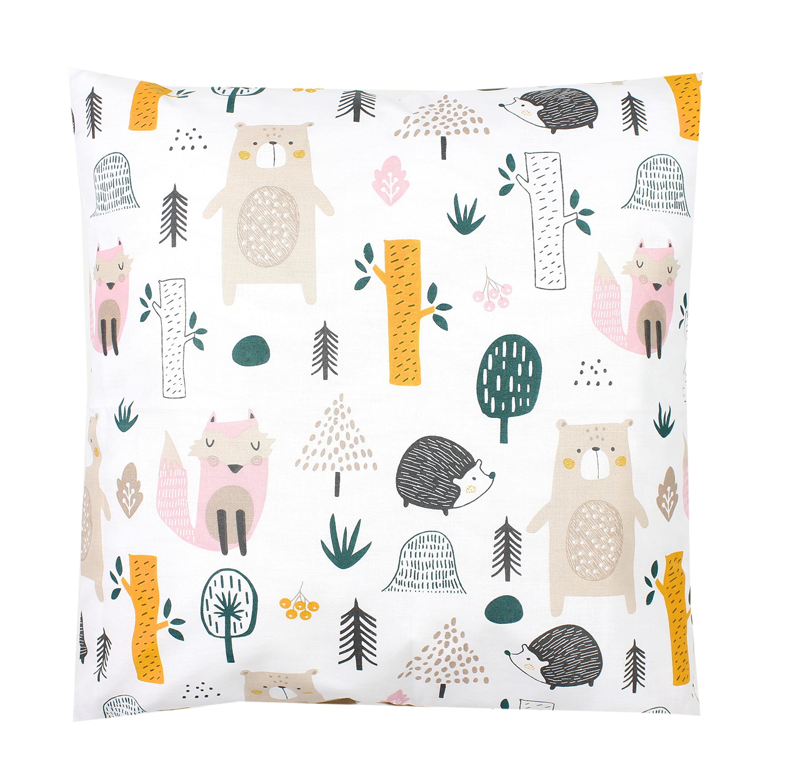 TupTam Children's Decorative Pillow Case Double Sided Design, Forest Animals, 40 x 60 cm — image 1