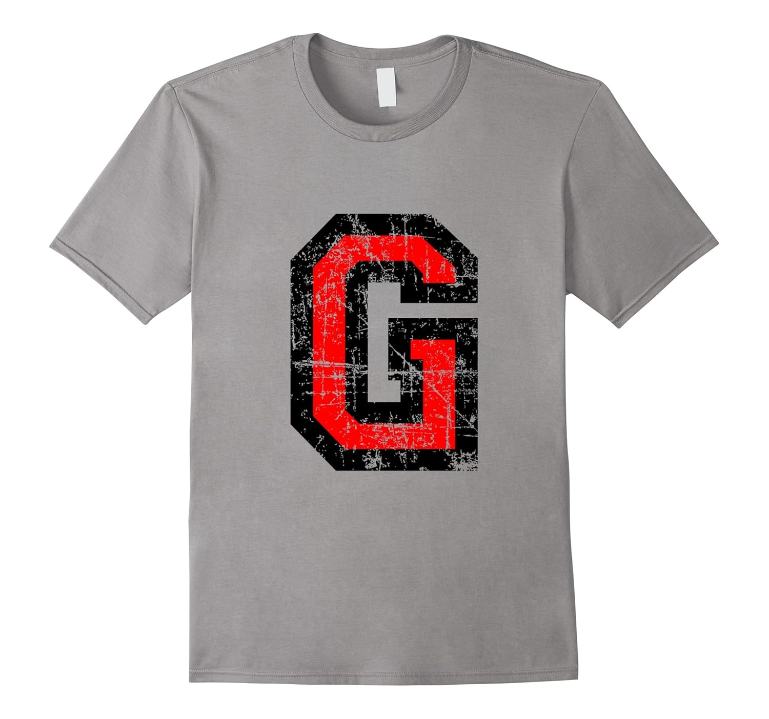 Letter G T-Shirts (Patina Black&Red)-ANZ