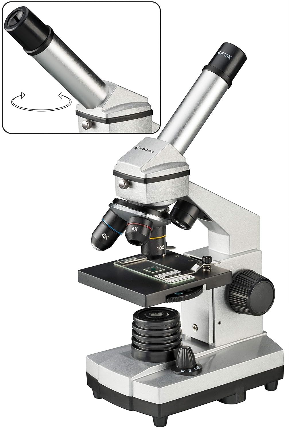 Bresser Junior USB Microscope Set 40x-1024x, black, silver, Standard - Image 5