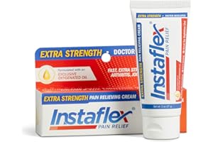 Healthy Directions Instaflex Extra Strength Pain Relief Cream, with 2X The Pain-Fighting Ingredients, Rubs Out Your Toughest Muscle & Joint Pain (2 oz)