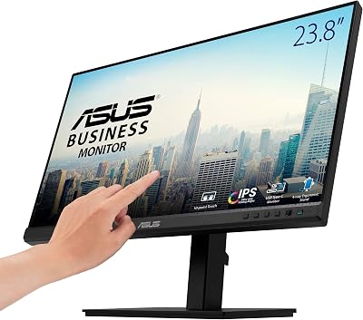 ASUS BE24ECSBT 24 Inch Full HD 1920x1080 IPS Touch Monitor USB-C DP Daisy Chain