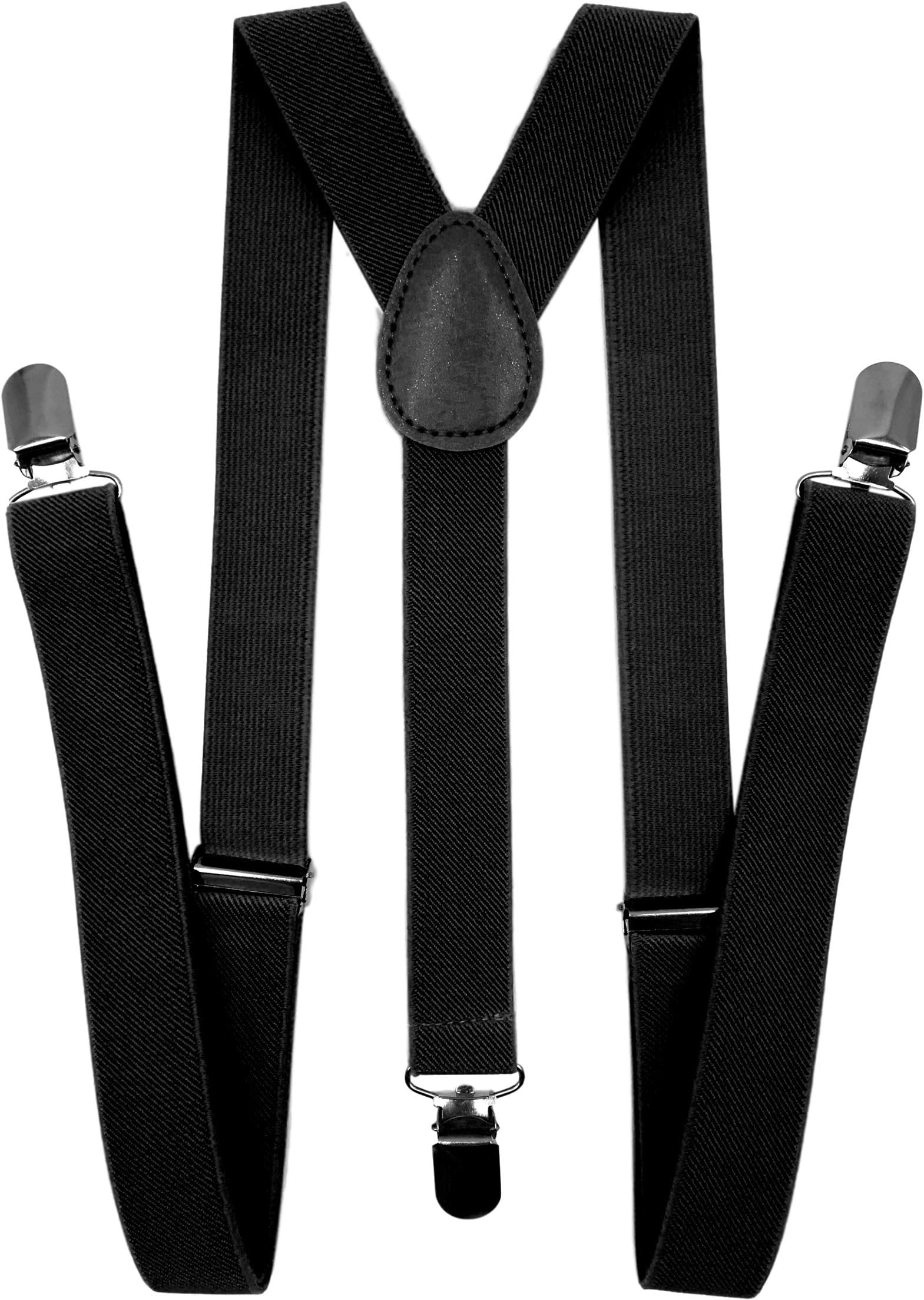 Consumable Depot Solid Color Suspenders Y-Back | Adjustable and Elastic |