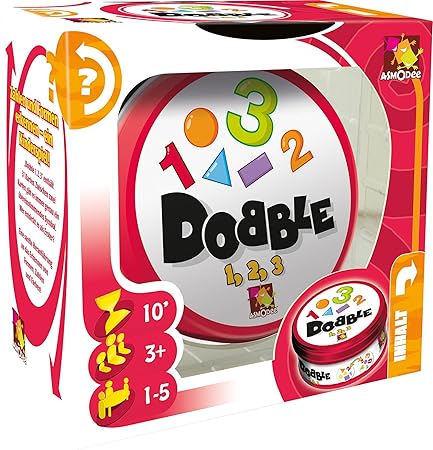 Asmodee 002964 Dobble - 1,2,3 Spiel