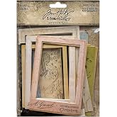 Tim Holtz Idea-Ology Photo Studio Layers (TH94374) | Curated Salvaged Paper Layers | 44 Pieces | Up to 3-1/2" x 5"