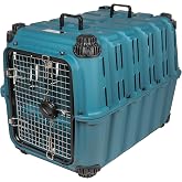 Mammoth Guardian Dog Kennel 36" Heavy Duty Travel &amp; Outdoor Crate for Puppies, Small, Medium &amp; Large Dogs, Secure 3 Bolt Lock, Adventure Ready for Hunting, Camping &amp; Offroad &ndash; Lagoon Blue Kennel