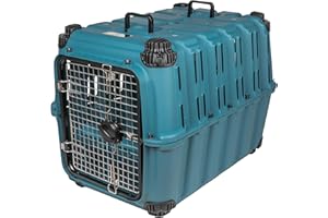 MAMMOTH PET PRODUCTS Mammoth Guardian Dog Kennel 36" Heavy Duty Travel & Outdoor Crate for Puppies, Small, Medium & Large Dogs, Secure 3 Bolt Lock, Adventure Ready for Hunting, Camping & Offroad – Lagoon Blue Kennel