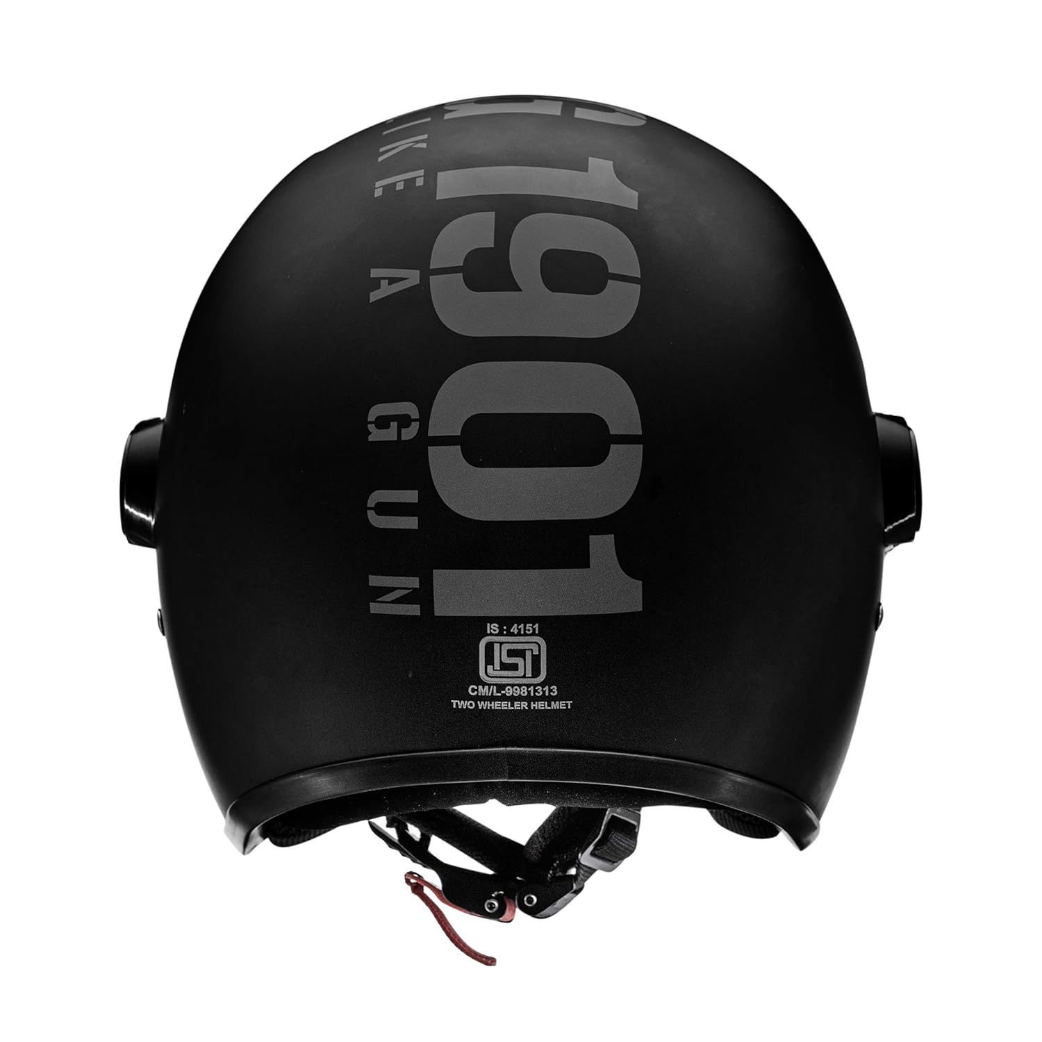 royal enfield helmet matt black