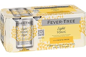 Fever-Tree Naturally Light Tonic Water, 5.07 Fl Oz (Pack of 8)