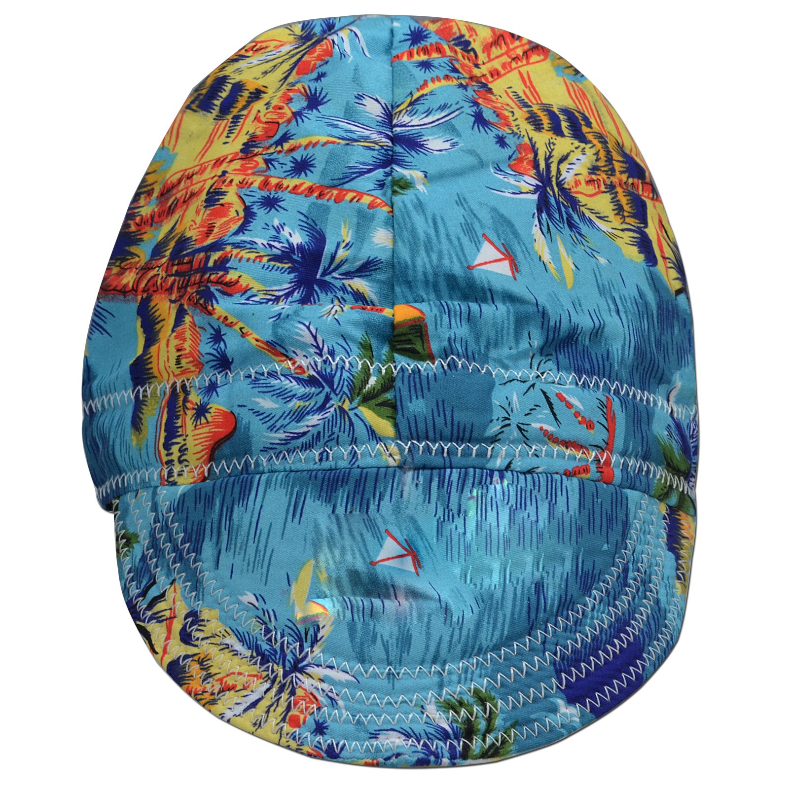 RIVERWELD Welding Cap Pure Cotton Mesh Inside Liner for Welders Match Welding Helmet Coconut Tree Colour Work Safety Equipment Gear Head Protection Blue