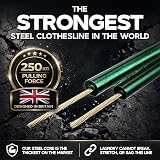 Smith's The Strongest Steel Washing Line Green 10m Lifetime Guarantee view 2