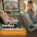 CARAMAZ Car Window Shades for Baby 51x31 cm Pack of 2 with Suction Cups view 3