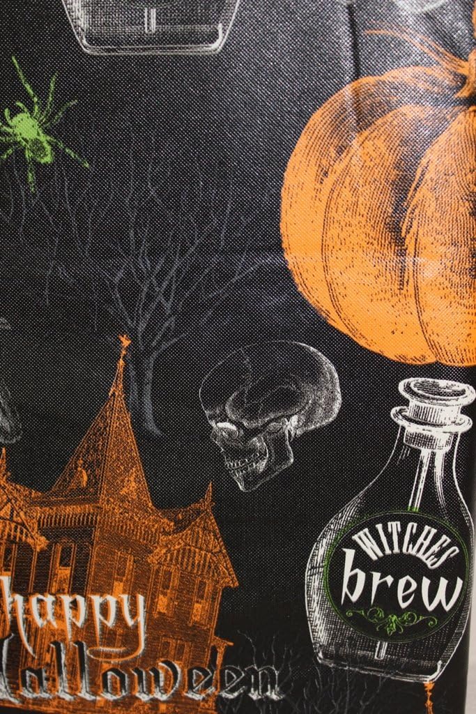 Halloween Vinyl Tablecloth 60 X 84 Kitchen & Dining