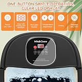 Mia&Coco Foot Spa Bath with Massage Heating Shiatsu Pedicure Set 9L view 3