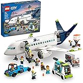 LEGO City Passenger Airplane Toy - Building Toys Set for Boys & Girls, Ages 7+ - Educational Gift for Kids - W/Buildable Vehi