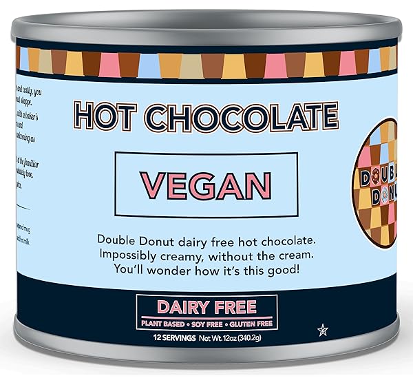 DOUBLE DONUT COFFEE DAIRY FREE HOT CHOCOLATE MIX,...