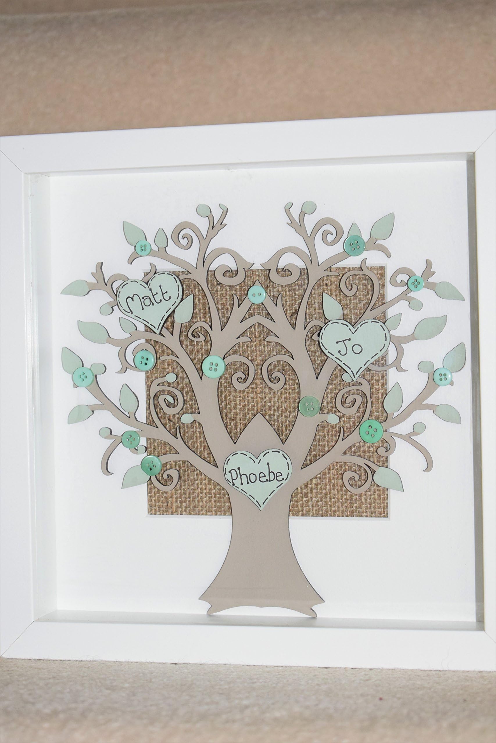 Family Tree Scrabble Frame