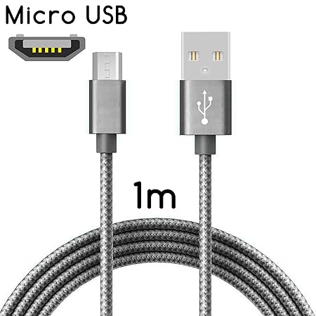TheSmartGuard - Micro USB Kabel/Ladekabel [2.1 A] Nylon Mantel kompatibel mit Samsung, Sony, HTC, Nokia, Google, Huawei, XIAO