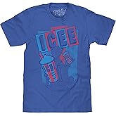 Tee Luv Men's Big and Tall ICEE Polar Bear Logo Shirt