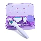 6 in 1 Microneedle Derma Roller .25mm Kit for Face and Body - 300/720/1200 Titan