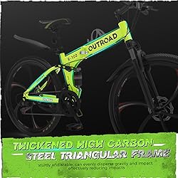 MarKnig 26 Inch Adult Folding Bikes/Mountain