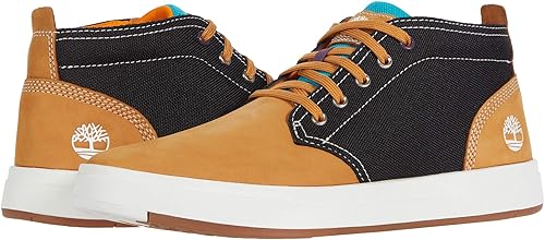 timberland davis square leather and fabric chukka
