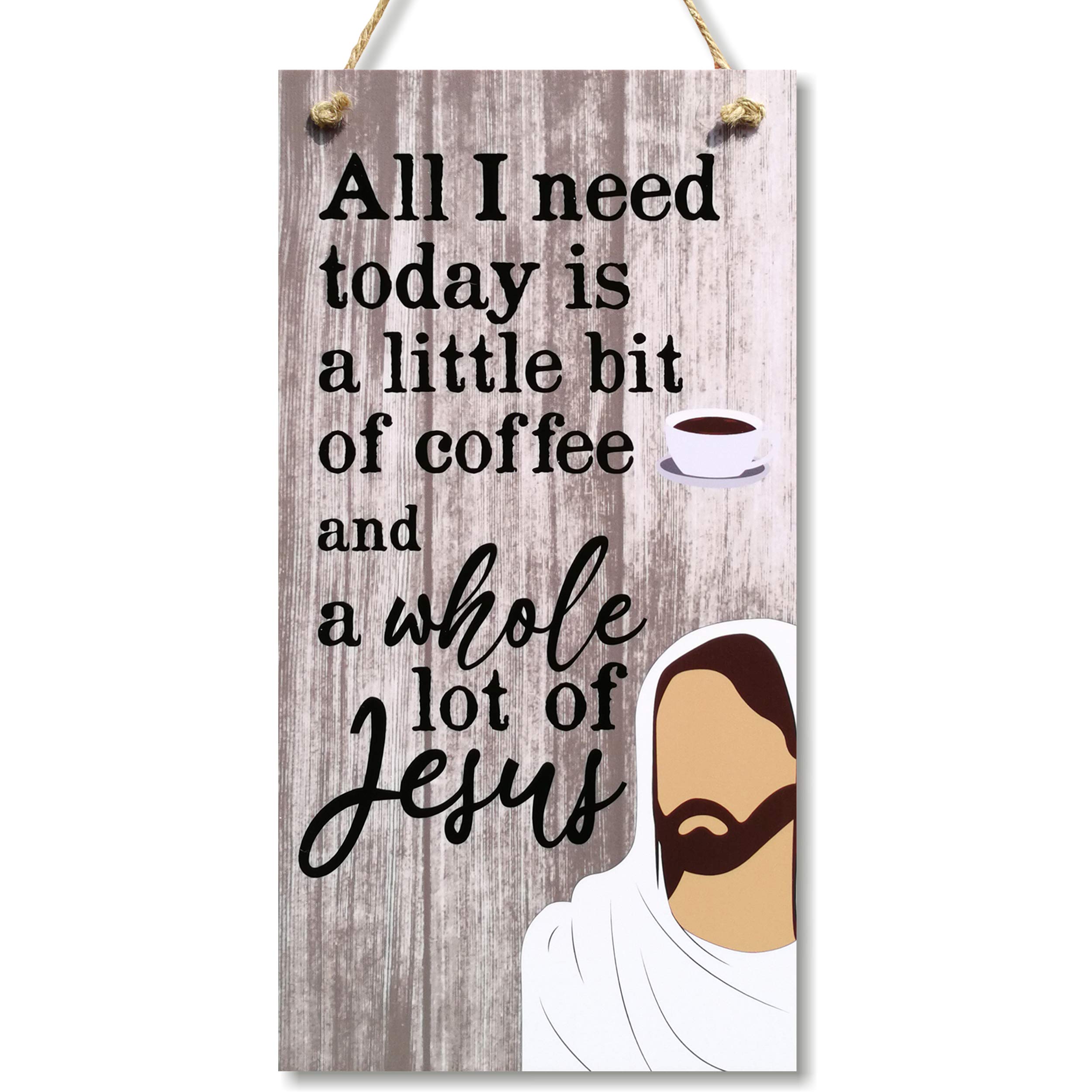 CARISPIBET All I need today is a little bit of coffee | home sign kitchen sign house decoration signs 12"x 6"