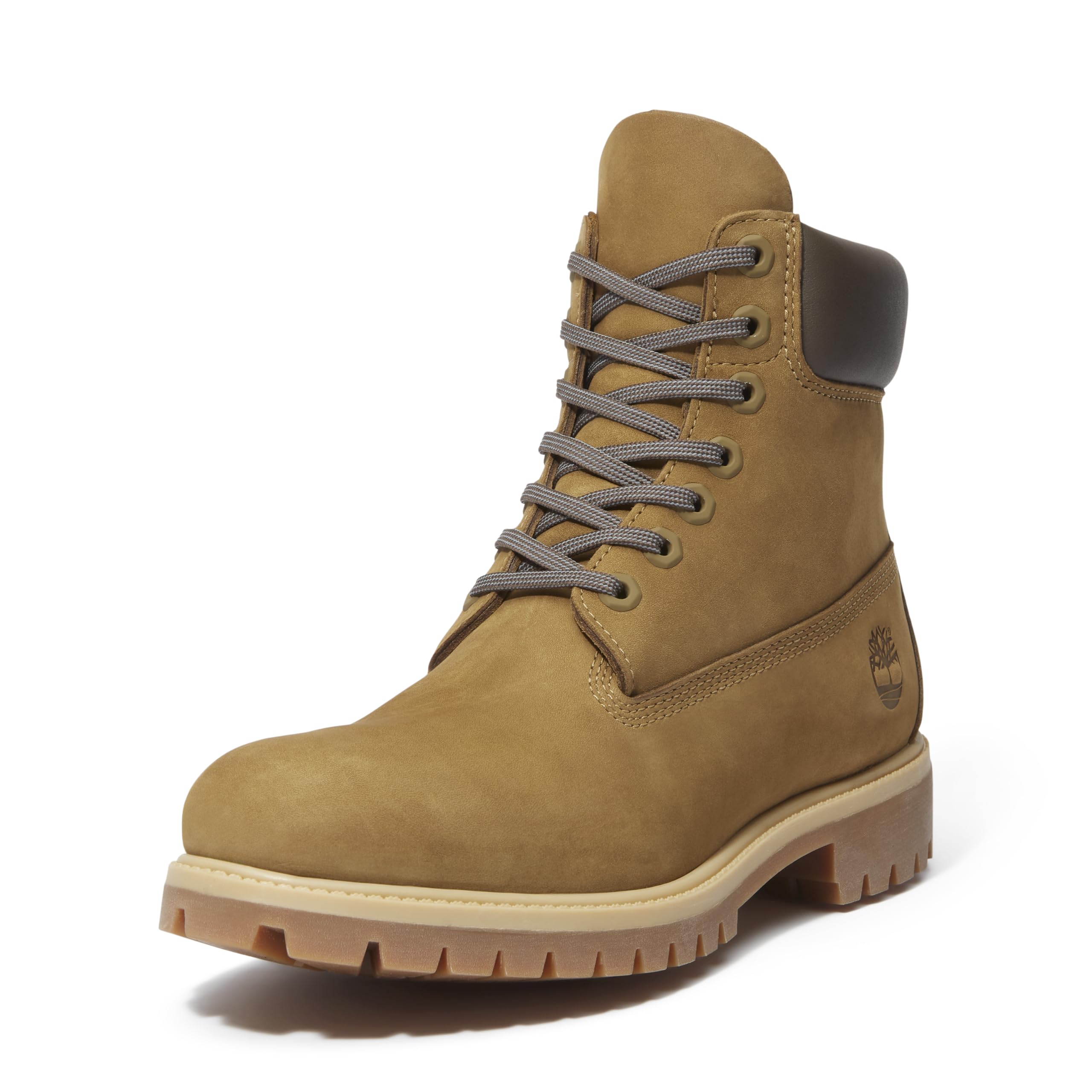 Timberland Men's Premium 6 INCH LACE UP WATERPROOF BOOT, GREEN, 8.5 Medium Image