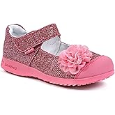 Pediped Originals Isabella Mary Jane Infant Shoes - Soft Sole, Leather, Velcro Strap (Chocolate Brown)