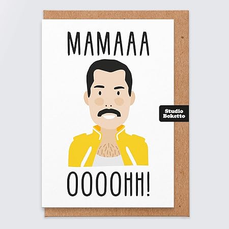 Frasi Auguri Natale Moglie.Biglietto Festa Della Mamma Amore Divertente Mamma Biglietto D Auguri Dalla Figlia Dal Figlio Marito Moglie Commedia Queen Freddie Mercury Mama Oooh Amazon It Casa E Cucina