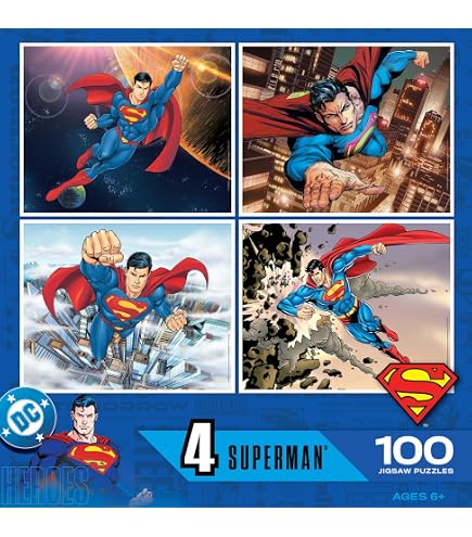 Amazon.com: Aquarius Superman 500 Piece Jigsaw Puzzle for Adults