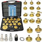 RALBIL 20PCS Brake Bleeder Adapter Kit, Master Cylinder Bleeder Kit, Durable & Well-sealed Brake Fluid Bleeder Adapter Compat