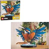 LEGO&reg; Icons Oversized Kingfisher Puzzle, 300 Pieces | 21.25 x 15-inch Puzzle Featuring LEGO Kingfisher Bird Model, Collectible Puzzle with Poster by Just Play, Ages 8+