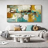 XLSJERST Large Framed Wall Art - Paintings Wall Decor Abstract Canvas Wall Art Artwork for Bedroom Huge Wall Pictures for Living Room Bedroom 24x48 Inches
