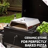 George Foreman 12in Pizza Oven for Charcoal Gas BBQs GFPO1SSPC view 8