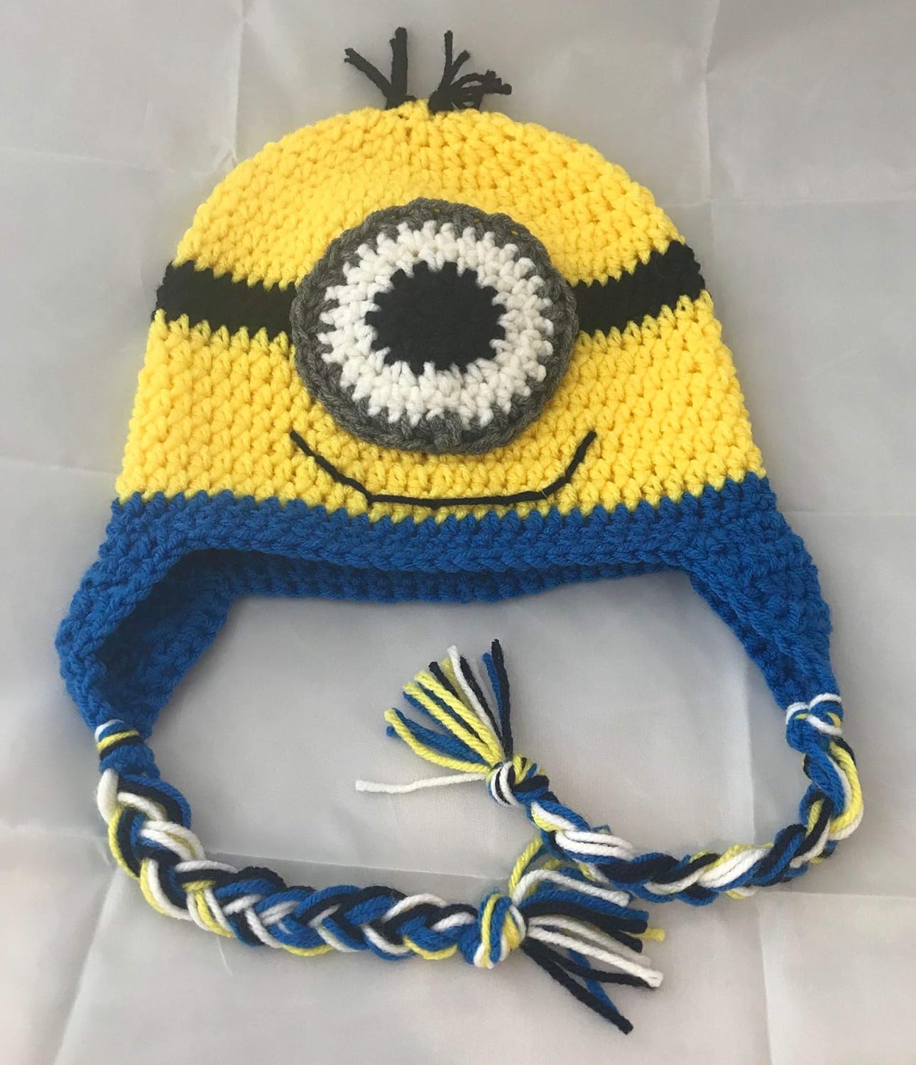 crochet minion hat